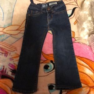 Boot cut toddler girl jeans